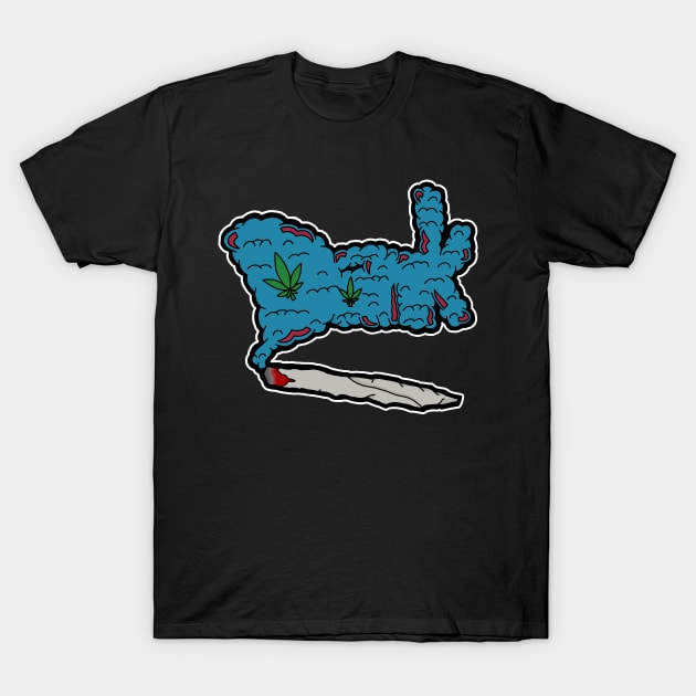 Dank Joint(Blue) T-Shirt by Savage Threadz